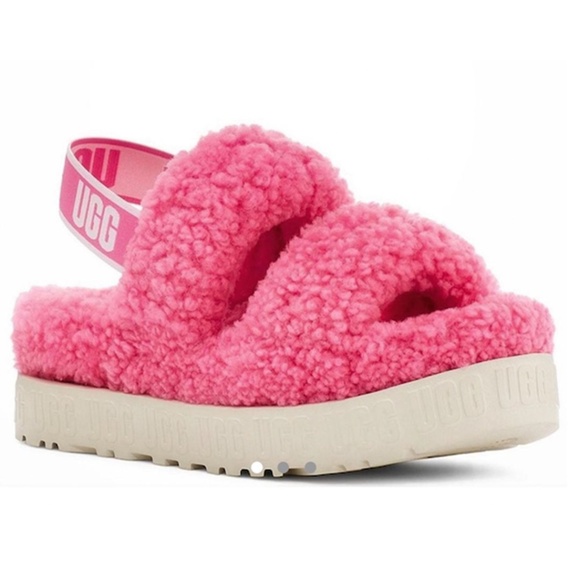 UGG Shoes - 😻❤️NEW❤️😻 UGG sling back pink slippers with platform